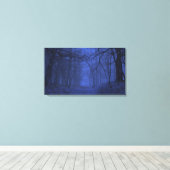 Elegy (winter/nacht) Canvas Afdruk (Insitu (Houten vloer))