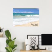 Eleko Beach, Lagos, Nigeria. Poster (Thuiskantoor)