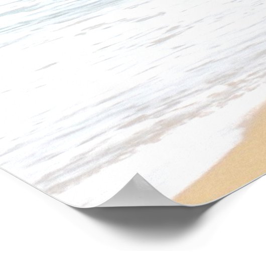 Eleko Beach, Lagos, Nigeria. Poster (Hoek)