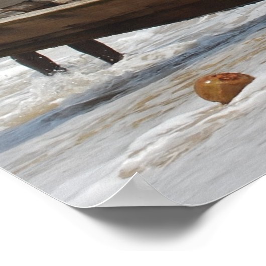 Eleko Beach, Lagos, Nigeria. Poster (Hoek)