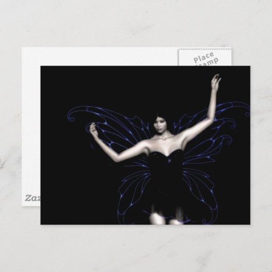 elektrabluefairy briefkaart (Voorkant / Achterkant)