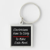 Elektrici Joke Funny Novelty Humor Electrical Sleutelhanger (Voorkant)