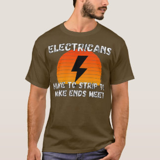Elektrici willen een einde maken aan een grappige t-shirt