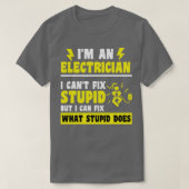 elektricien 2 t-shirt (Design voorkant)