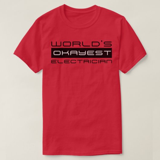 elektricien 2 t-shirt (Design voorkant)
