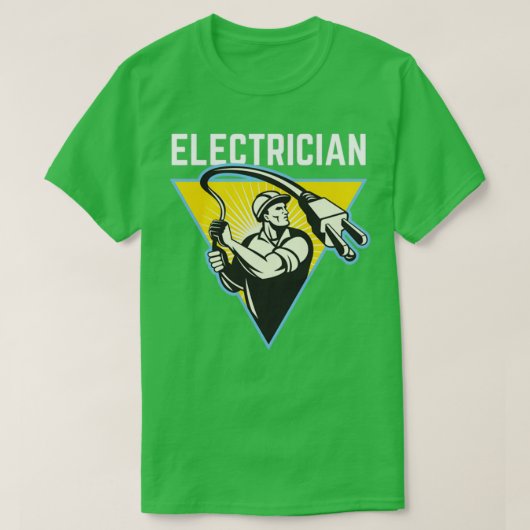 elektricien (5) t-shirt (Design voorkant)