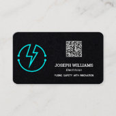 Elektricien Aangepaste QR Visitekaartje (Voorkant)