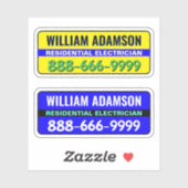 Elektricien Adverteren ideeën - klanten krijgen Sticker (Vel)