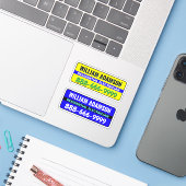 Elektricien Adverteren ideeën - klanten krijgen Sticker (Laptop met iPhone)