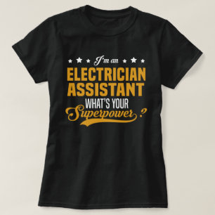 elektricien-assistent t-shirt