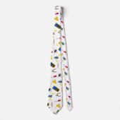 Elektricien Beroep Dad Pattern Stropdas (Voorkant)