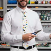 Elektricien Beroep Dad Pattern Stropdas