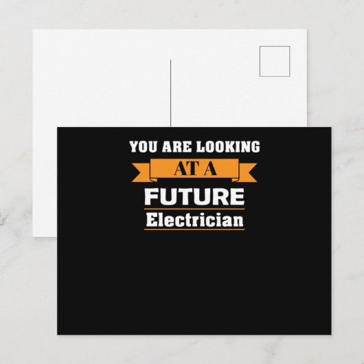elektricien briefkaart (Voorkant / Achterkant)