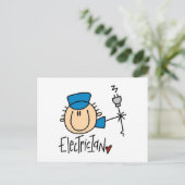 Elektricien Briefkaart (Staand voorkant)