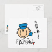 Elektricien Briefkaart (Voorkant / Achterkant)