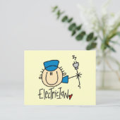 Elektricien Briefkaart (Staand voorkant)