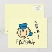Elektricien Briefkaart (Voorkant / Achterkant)