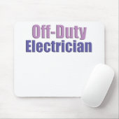 Elektricien buiten dienst muismat (Met muis)