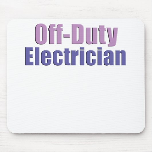 Elektricien buiten dienst muismat (Voorkant)