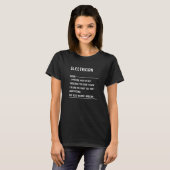 Elektricien Definitie T-shirts Grappige Functietit (Voorkant volledig)