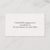 Elektricien die met Draden werken Visitekaartje (Achterkant)