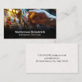 Elektricien die met Draden werken Visitekaartje (Voorkant / Achterkant)