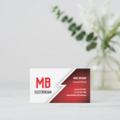 Elektricien / Electric Company Visitekaartje - ROO (Staand voorkant)