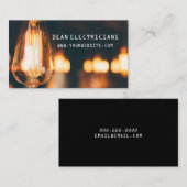 Elektricien Elektriciteit Visitekaartje (Voorkant / Achterkant)