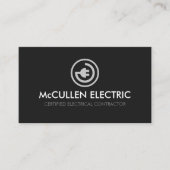 Elektricien elektrisch aannemer Visitekaartje (Voorkant)