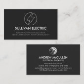 Elektricien elektrisch aannemer Visitekaartje (Voorkant / Achterkant)