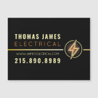 ELEKTRICIEN ELEKTRISCH BEDRIJF Business Car Magnet