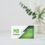 Elektricien/Elektrisch Bedrijf Visitekaartje - GRO (Staand voorkant)