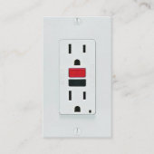 elektricien | Elektrische contractant Visitekaartje (Voorkant)