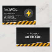 Elektricien Elektroaannemer Visitekaartje (Voorkant / Achterkant)