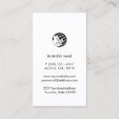 Elektricien Elektroaannemer Visitekaartje (Achterkant)