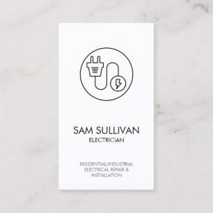 Elektricien Elektroaannemer Visitekaartje