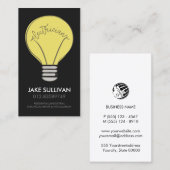 Elektricien Elektroaannemer Visitekaartje (Voorkant / Achterkant)