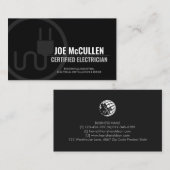 Elektricien Elektroaannemer Visitekaartje (Voorkant / Achterkant)