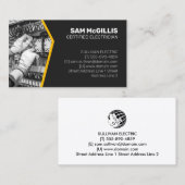 Elektricien Elektroaannemer Visitekaartje (Voorkant / Achterkant)