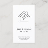 Elektricien Elektroaannemer Visitekaartje (Voorkant)