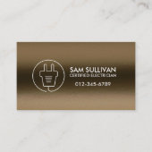 Elektricien Elektroaannemer Visitekaartje (Voorkant)