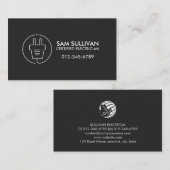 Elektricien Elektroaannemer Visitekaartje (Voorkant / Achterkant)