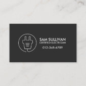 Elektricien Elektroaannemer Visitekaartje (Voorkant)