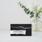 Elektricien Elektroaannemer Visitekaartje (Staand voorkant)