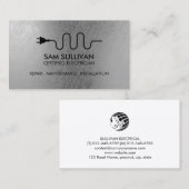 Elektricien Elektroaannemer Visitekaartje (Voorkant / Achterkant)