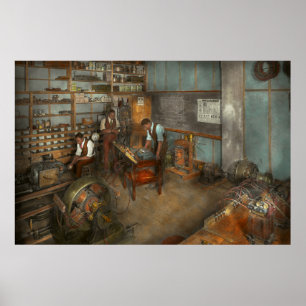 Elektricien - Elektrotechniek cursus 1915 Poster