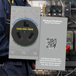Elektricien Elektrotechnisch Installateur Visitekaartje