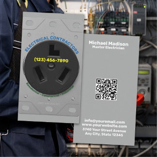 Elektricien | Elektrotechnisch Installateur Visitekaartje