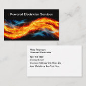 Elektricien Energie Visitekaartjes (Voorkant / Achterkant)