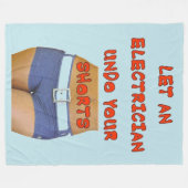 ELEKTRICIEN FLEECE DEKEN (Voorkant (Horizontaal))